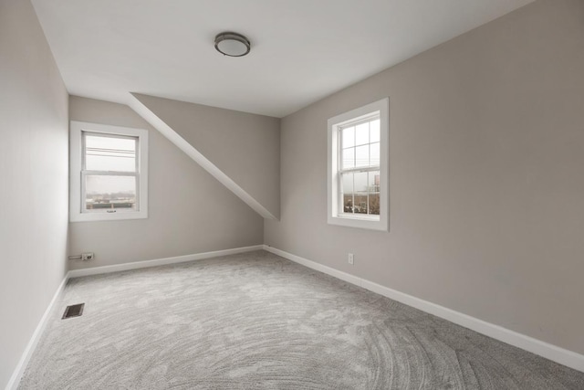 additional living space with carpet