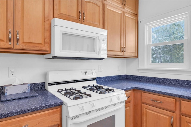 kitchen featuring white appliances