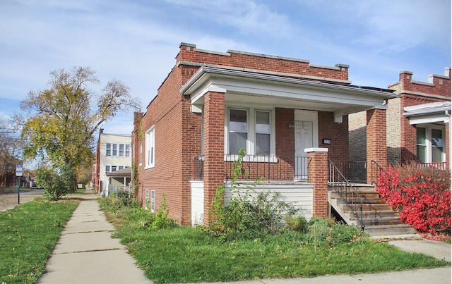 view of bungalow-style home