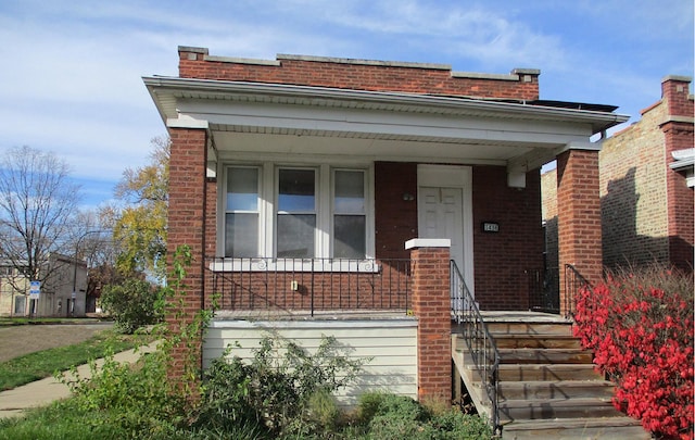 bungalow-style house featuring a porch