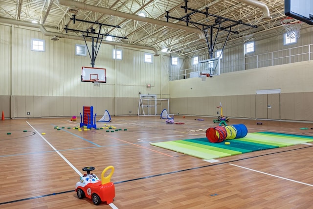 view of sport court