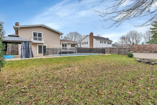 view of yard featuring a gazebo