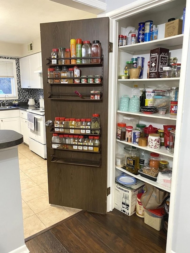 pantry featuring sink