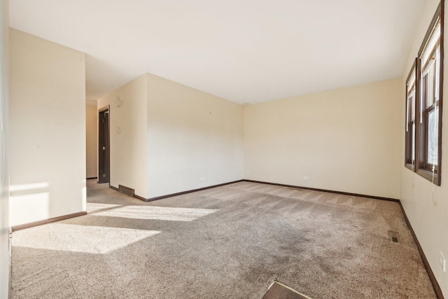 empty room with light carpet