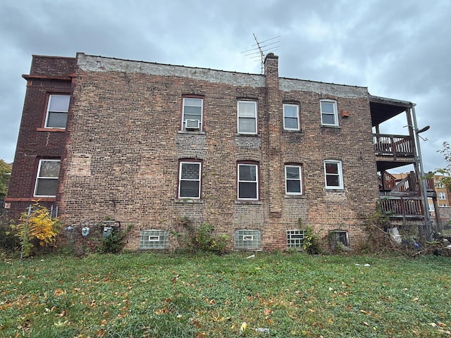 view of property featuring cooling unit