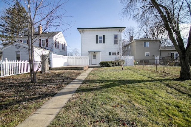 exterior space featuring a yard