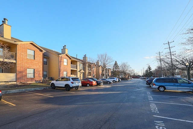 view of vehicle parking