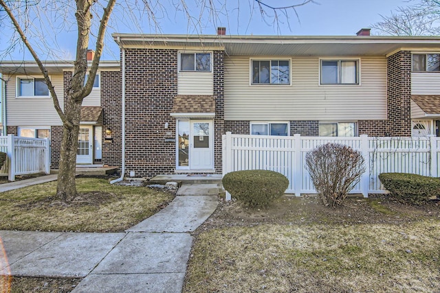 view of townhome / multi-family property