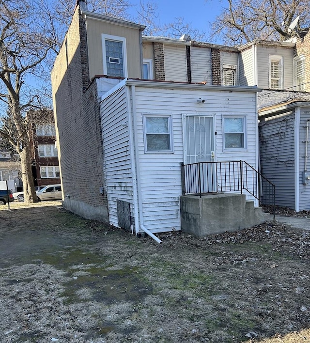 view of back of property