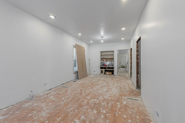 view of unfurnished living room