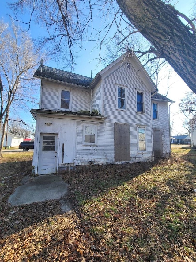 view of rear view of house