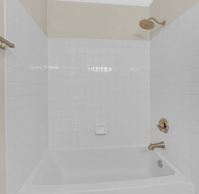 bathroom featuring bathtub / shower combination