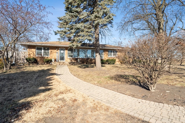 view of ranch-style home