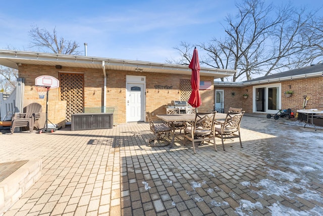 back of house featuring a patio