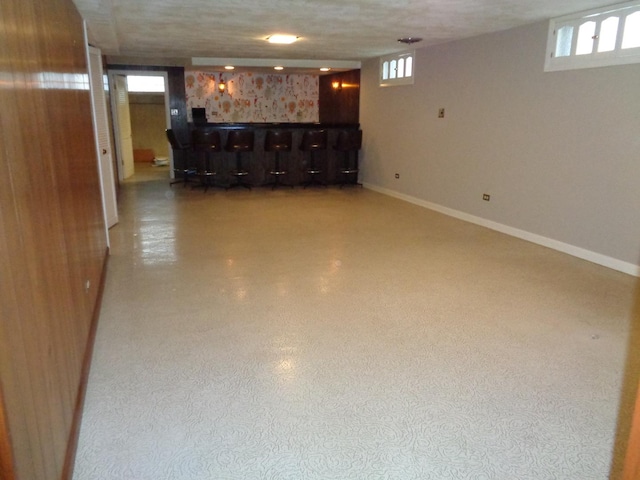 view of basement