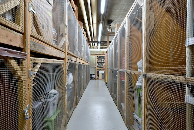 view of storage room