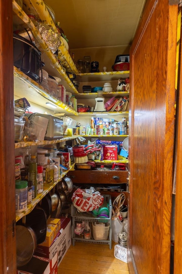 view of pantry