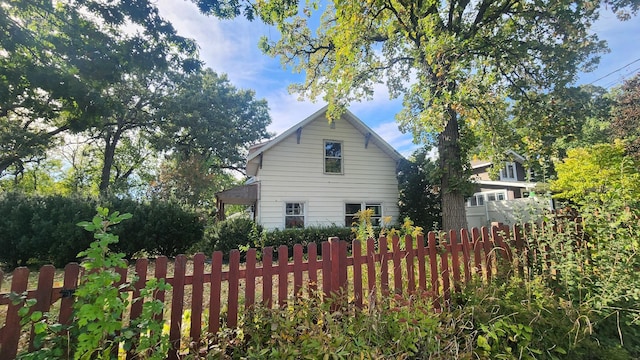 view of side of property