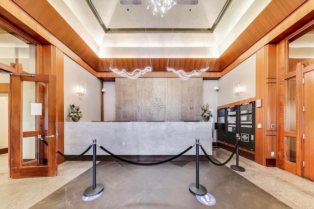 reception area featuring french doors