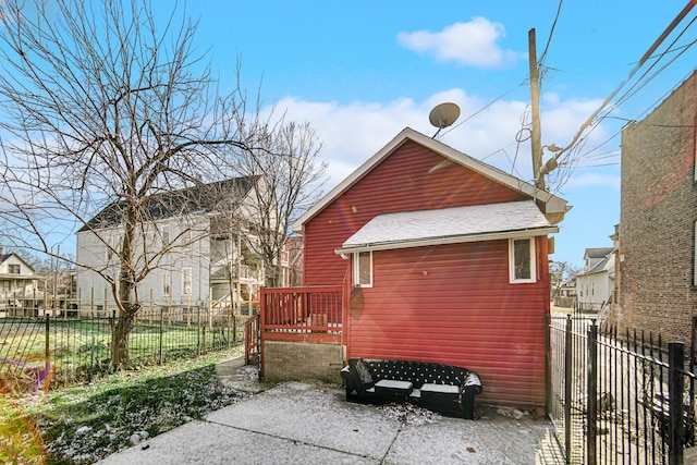 view of rear view of house