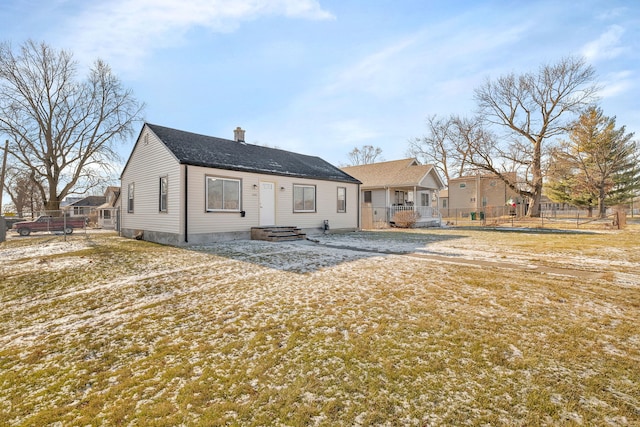 view of rear view of house