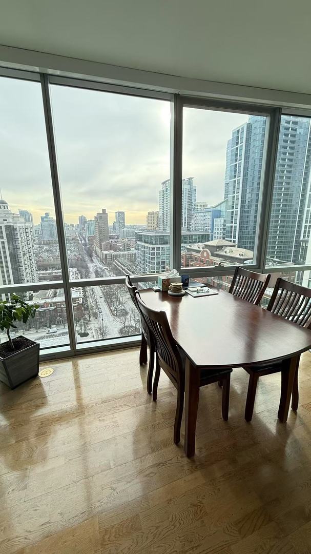 dining room featuring hardwood / wood-style floors