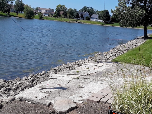 view of water feature