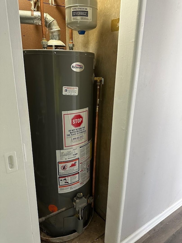 utilities with gas water heater