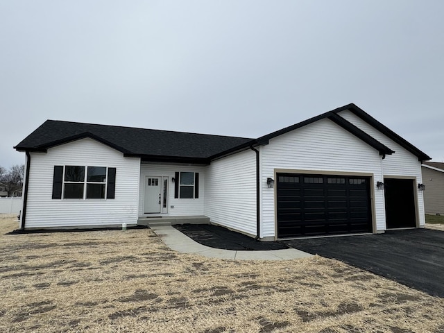 ranch-style house with a garage