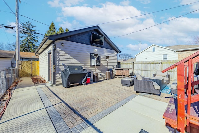 view of patio / terrace featuring outdoor lounge area