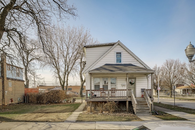 bungalow with a porch