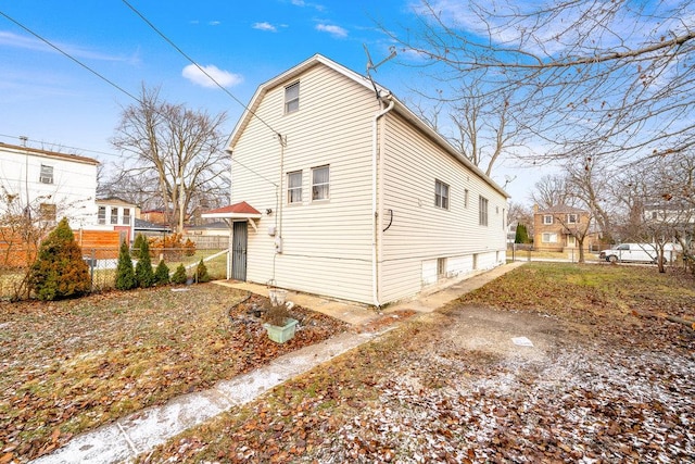 view of side of home