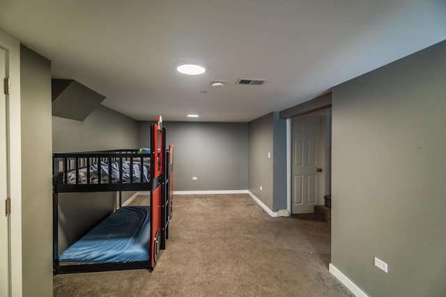 bedroom with carpet flooring