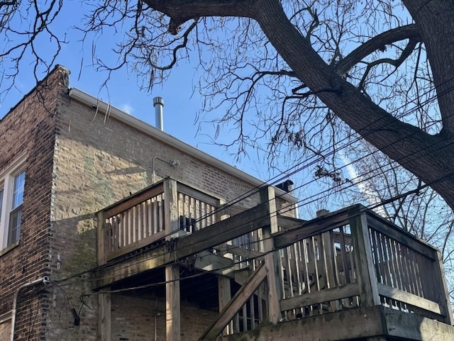 rear view of house with a balcony