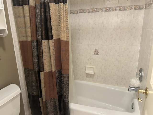 3430 Sandstone Ct, Lake In The Hills, IL 60156 - bathroom with toilet and shower / bath combo