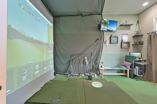 3430 Sandstone Ct, Lake In The Hills, IL 60156 - game room with carpet flooring