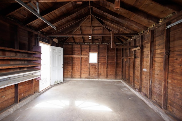 view of storage room