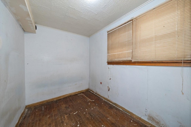 unfurnished room featuring wood-type flooring