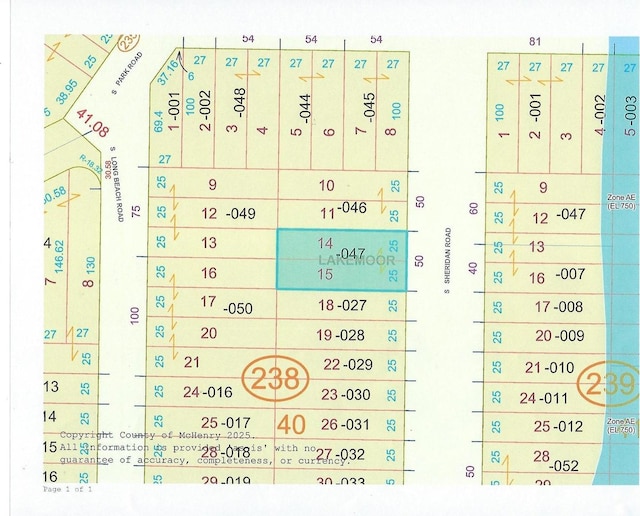 LOT1415 S Sheridan Dr, Mchenry IL, 60051 land for sale