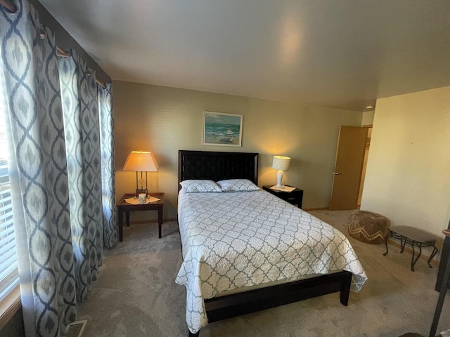 bedroom with carpet flooring