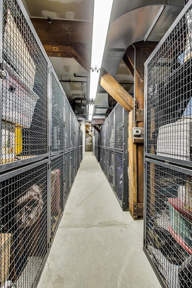 view of storage room