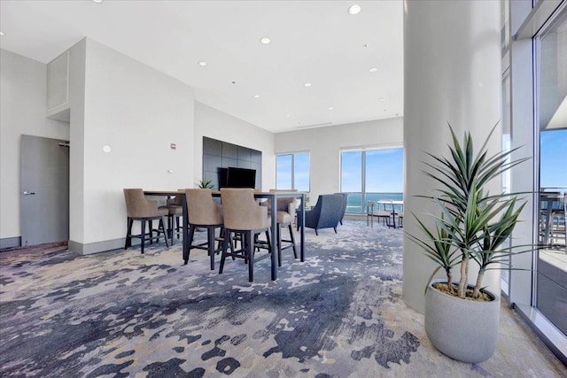 view of dining area