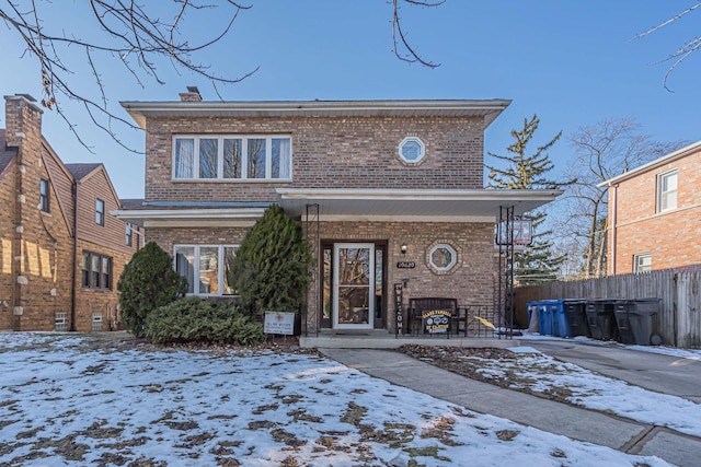 view of front of property