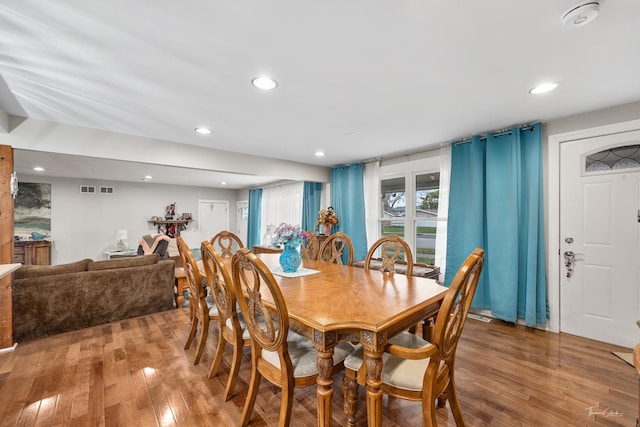 dining room featuring hardwood / wood-style floors