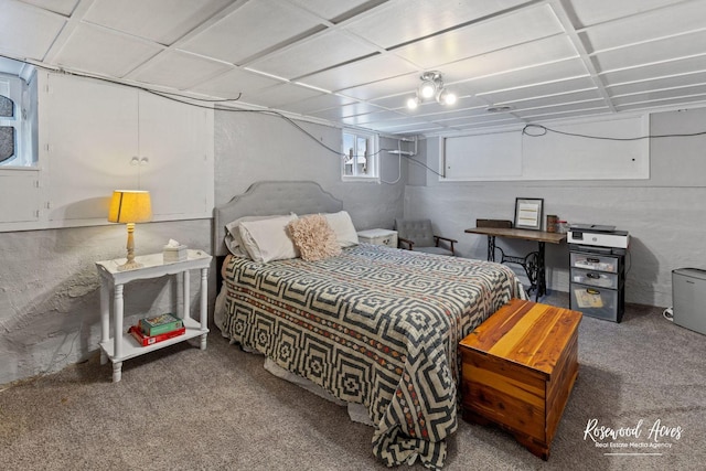 bedroom featuring carpet floors