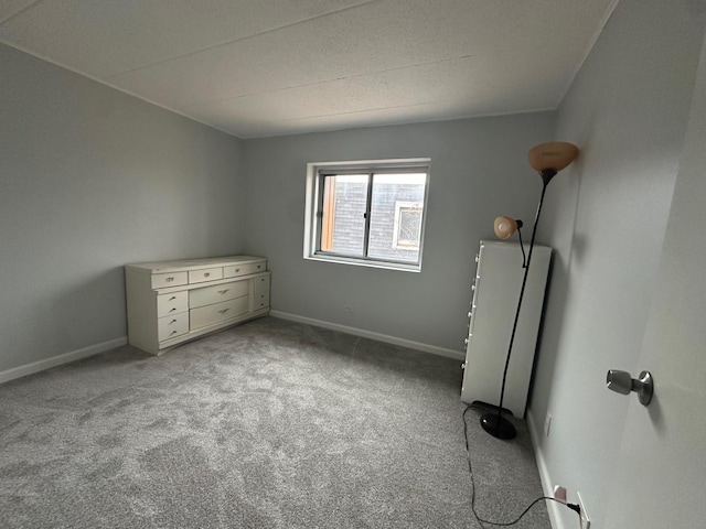 unfurnished bedroom with light carpet