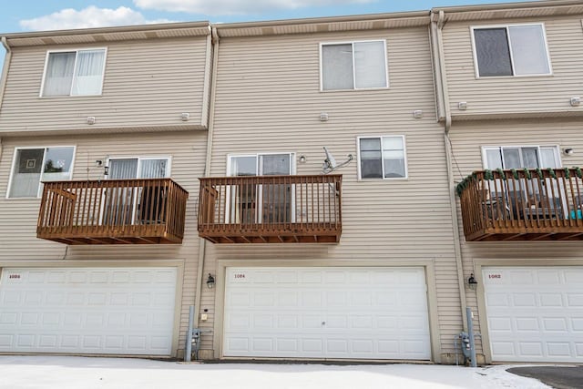 view of rear view of property