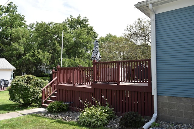 view of deck