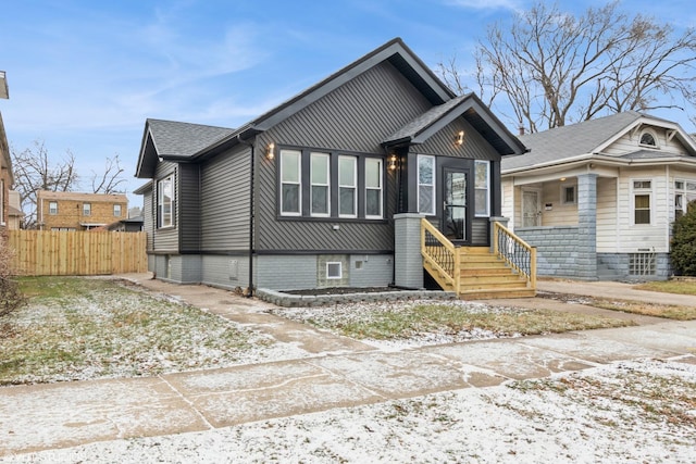 view of front of property