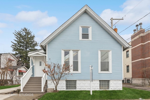 view of bungalow-style home